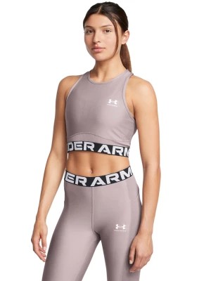 Zdjęcie produktu Top treningowy damski Under Armour Heatgear Rib Tank - beżowy