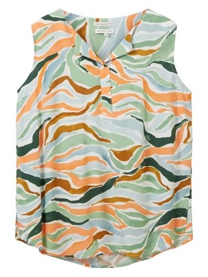 Zdjęcie produktu Tom Tailor Bluzka w kolorze zielono-pomarańczowym rozmiar: 50