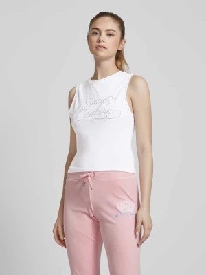 Zdjęcie produktu Top z obszyciem ozdobnymi kamieniami model ‘BLAINE’ Juicy Couture