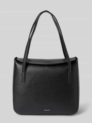 Zdjęcie produktu Torba shopper z detalem z logo model ‘SOFT SCULPT’ CK Calvin Klein