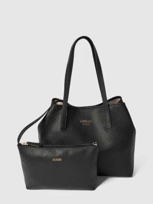 Zdjęcie produktu Torba shopper z detalem z logo model ‘VIKKY’ Guess