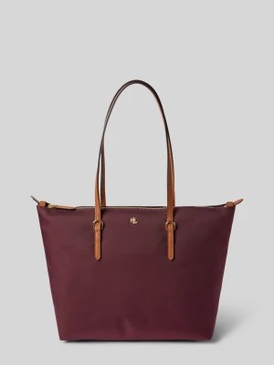 Zdjęcie produktu Torba shopper z fakturowanym wzorem model ‘KEATON’ Lauren Ralph Lauren