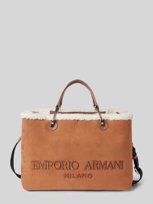 Zdjęcie produktu Torba shopper z wyhaftowanym logo model ‘MYEA’ Emporio Armani