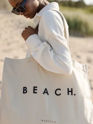 Zdjęcie produktu Torba typu shopper bag beżowa BEACH Marsala