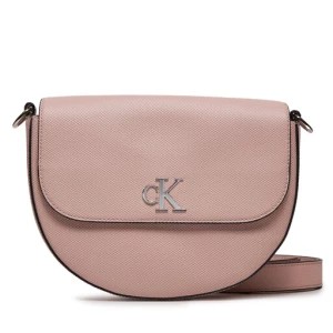 Zdjęcie produktu Torebka Calvin Klein Jeans Minimal Monogram Saddle Bag22 T K60K611961 Różowy