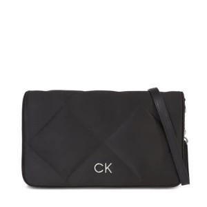 Zdjęcie produktu Torebka Calvin Klein Re-Lock Quilt Shoulder Bag-Satin K60K611300 Czarny
