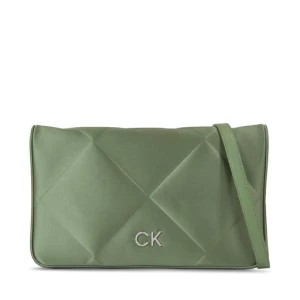 Zdjęcie produktu Torebka Calvin Klein Re-Lock Quilt Shoulder Bag-Satin K60K611300 Zielony
