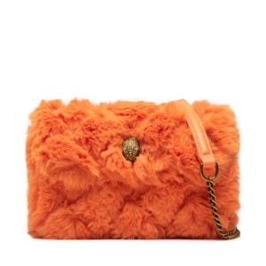 Zdjęcie produktu Torebka Kurt Geiger Faux Fur Md Kensington 9317791999 Pomarańczowy