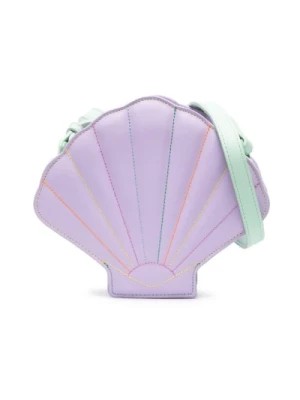 Zdjęcie produktu Torebka na ramię w kształcie muszli fioletowa Stella McCartney