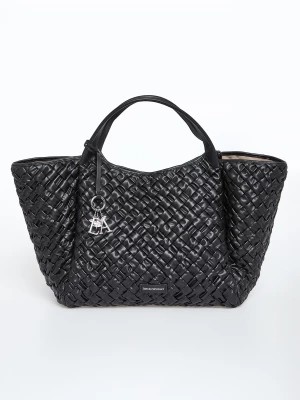 Zdjęcie produktu Torebka pleciona shopper maxi EMPORIO ARMANI