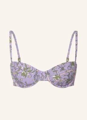 Zdjęcie produktu Tory Burch Góra Od Bikini Z Fiszbinami Garden Medallion lila