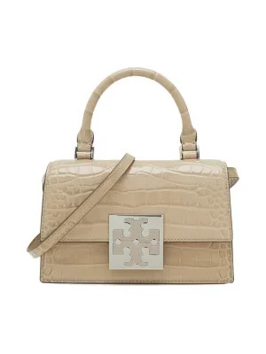 Zdjęcie produktu TORY BURCH Skórzana torebka na ramię Bon Bon Croc Embossed Mini