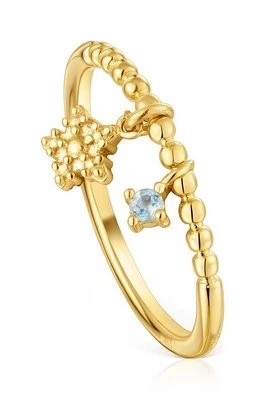 Zdjęcie produktu Tous pierścionek ze srebra pokrytego złotem 1004107712