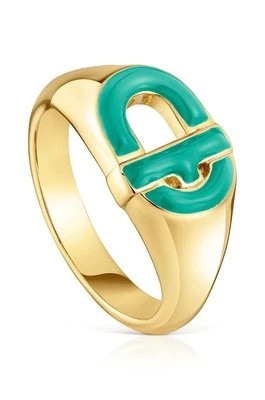 Zdjęcie produktu Tous pierścionek ze srebra pokrytego złotem Manifesto 1004105412