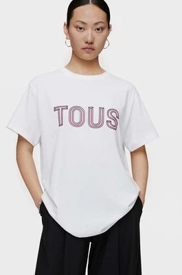 Zdjęcie produktu Tous t-shirt bawełniany damski kolor różowy 2002104713