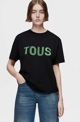 Zdjęcie produktu Tous t-shirt bawełniany damski kolor zielony 2002104739