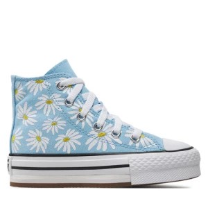 Zdjęcie produktu Trampki Converse Chuck Taylor All Star Lift Platform Floral A06338C Niebieski