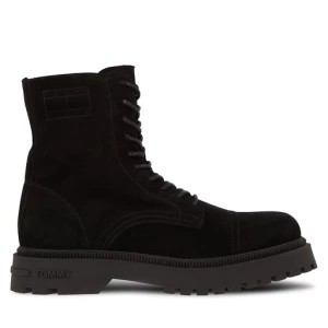 Zdjęcie produktu Trapery Tommy Jeans Tjm Casual Boot Suede EM0EM01336 Czarny