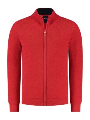 Zdjęcie produktu MGO leisure wear Kardigan "Lund" w kolorze czerwonym rozmiar: XL