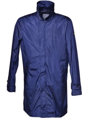 Zdjęcie produktu Trench coat in navy blue nylon Baldinini
