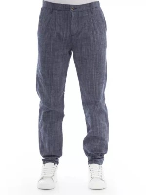 Zdjęcie produktu Trendowe niebieskie dżinsowe spodnie z bawełny Baldinini