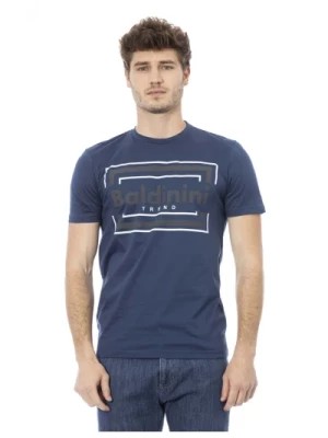 Zdjęcie produktu Trendowe T-shirt z wzorem logo Baldinini