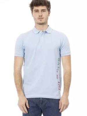 Zdjęcie produktu Trendowy Polo Shirt w Jasnoniebieskim Baldinini