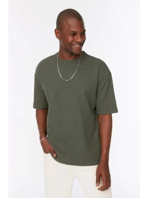 Zdjęcie produktu trendyol Koszulka w kolorze khaki rozmiar: L