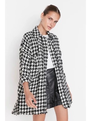 Zdjęcie produktu trendyol Płaszcz przejściowy w kolorze czarno-białym rozmiar: XS