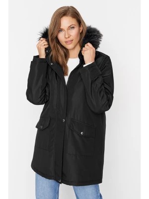 Zdjęcie produktu trendyol Płaszcz przejściowy w kolorze czarnym rozmiar: 38