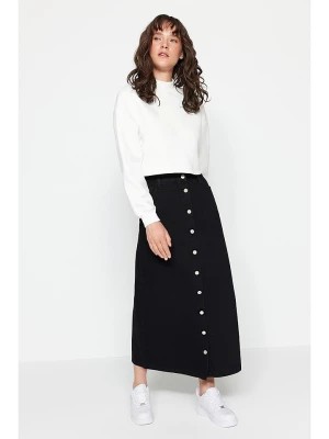 Zdjęcie produktu trendyol Spódnica dżinsowa w kolorze czarnym rozmiar: 36