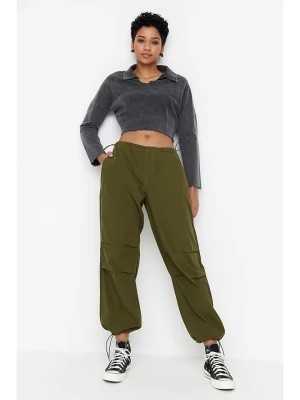 Zdjęcie produktu trendyol Spodnie w kolorze khaki rozmiar: 34