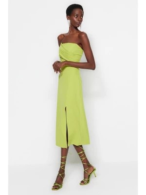 Zdjęcie produktu trendyol Sukienka w kolorze limonkowym rozmiar: 38