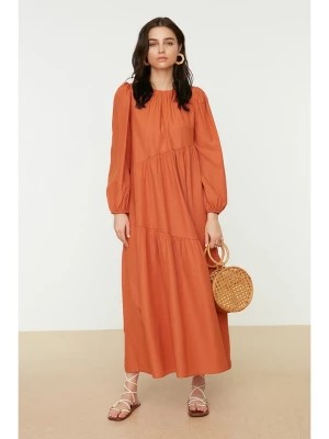 Zdjęcie produktu trendyol Sukienka w kolorze pomarańczowym rozmiar: 36