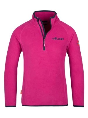 Zdjęcie produktu Trollkids Bluza polarowa "Nordland" w kolorze różowym rozmiar: 164