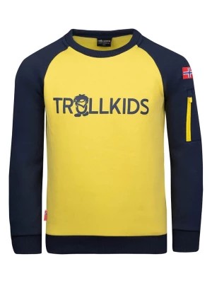 Zdjęcie produktu Trollkids Bluza "Sandefjord" w kolorze żółtym rozmiar: 104
