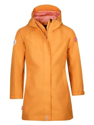 Zdjęcie produktu Trollkids Płaszcz przeciwdeszczowy "Mjosa" w kolorze pomarańczowym rozmiar: 110