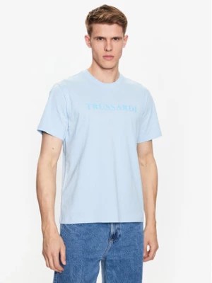 Zdjęcie produktu Trussardi T-Shirt 52T00724 Błękitny Regular Fit