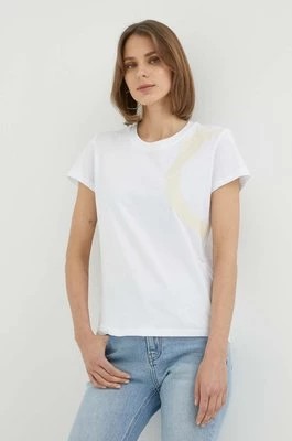 Zdjęcie produktu Trussardi t-shirt bawełniany kolor biały