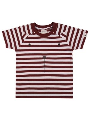 Zdjęcie produktu Turtledove London Koszulka w kolorze bordowo-białym rozmiar: 110/116