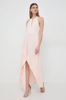 Zdjęcie produktu Twinset sukienka kolor różowy maxi rozkloszowana