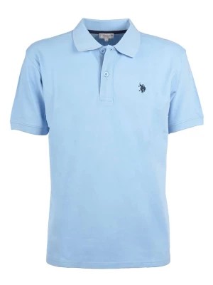 Zdjęcie produktu U.S. Polo Assn. Koszulka polo w kolorze błękitnym rozmiar: M