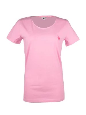 Zdjęcie produktu U.S. Polo Assn. Koszulka w kolorze jasnoróżowym rozmiar: L