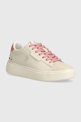 Zdjęcie produktu U.S. Polo Assn. sneakersy ASHLEY kolor beżowy ASHLEY001W/CYH1