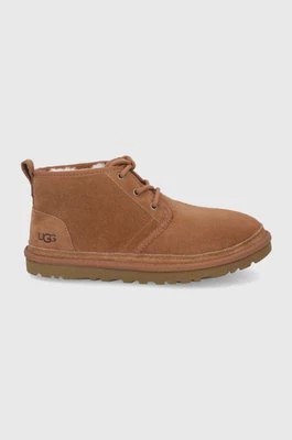 Zdjęcie produktu UGG Buty zamszowe Neumel męskie kolor brązowy 3236.CHE