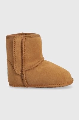 Zdjęcie produktu UGG buty zamszowe niemowlęce I BABY CLASSIC kolor beżowy