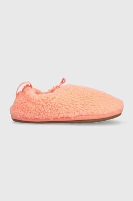 Zdjęcie produktu UGG kapcie dziecięce K PLUSHY SLIPPER kolor pomarańczowy