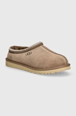 Zdjęcie produktu UGG kapcie zamszowe Tasman kolor beżowy 5950-CRBO