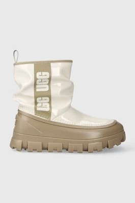 Zdjęcie produktu UGG śniegowce Classic Brellah Mini damskie kolor beżowy 1144059CHEAPER