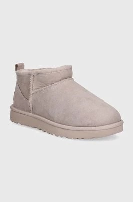 Zdjęcie produktu UGG śniegowce zamszowe Classic Ultra Mini kolor fioletowy 1116109-PSK